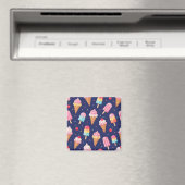 Aimant Motif de glace, popsicles et cerises (In Situ (Lave-vaisselle))