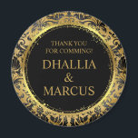 Aimant Motif de goth noir et or<br><div class="desc">Motif de goth noir et or</div>