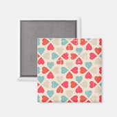 Aimant Motif de la Saint Valentin (Recto/Verso)