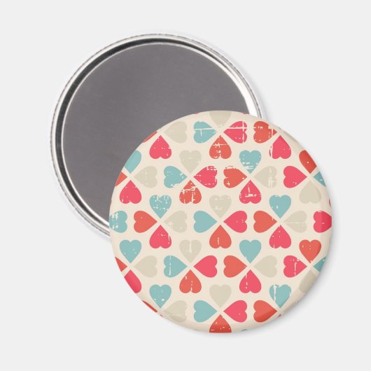 Aimant Motif de la Saint Valentin (Recto/Verso)