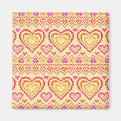 Aimant Motif de la Saint Valentin (Devant)