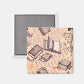 Aimant Motif de livre (Recto/Verso)