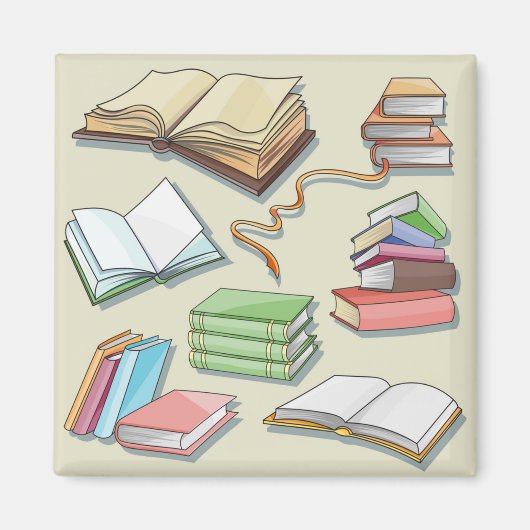 Aimant Motif de livre (Devant)