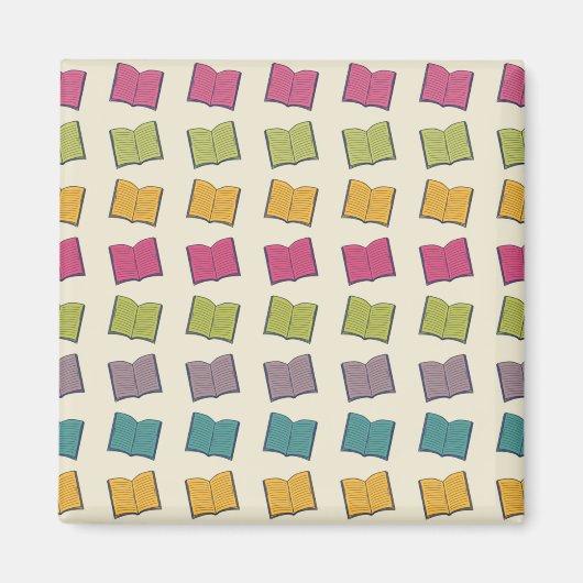 Aimant Motif de livre (Devant)
