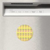 Aimant Motif de lollipops colorés (In Situ (Lave-vaisselle))