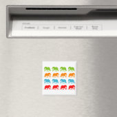Aimant Motif de marche des éléphants (In Situ (Lave-vaisselle))