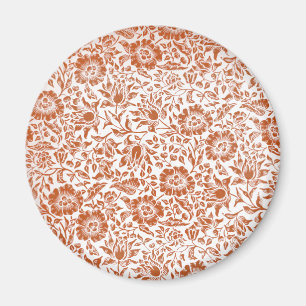 Aimant Motif de Mauve de William Morris : Fleur de Terrac