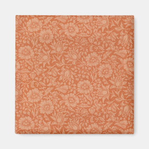 Aimant Motif de Mauve de William Morris : Floral Terracot