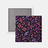 Aimant Motif de notes musicales (Recto/Verso)