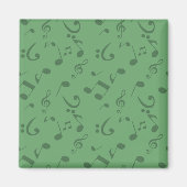 Aimant Motif de notes musicales (Devant)