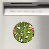 Aimant Motif de Panda 2 (In Situ (Lave-vaisselle))