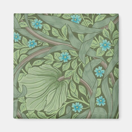 Aimant Motif de papier peint, exemple avec Forget-Me-Nots (Devant)