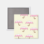 Aimant motif de parapluie (Recto/Verso)