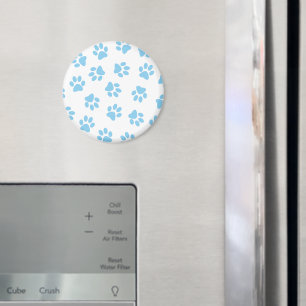 Aimant Motif De Pâtes, Poches De Chien, Bébé Pâtes Bleues