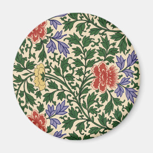 Aimant Motif de pivoine de chinoiserie vintage Owen Jones