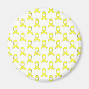 Aimant Motif de ruban jaune