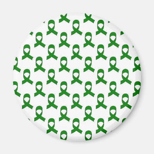 Aimant Motif de ruban vert (Devant)