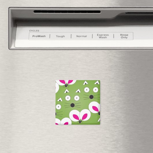 Aimant Motif de souris Cat vert (In Situ (Lave-vaisselle))