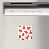 Aimant Motif de tranche de pastèque sucrée (In Situ (Lave-vaisselle))