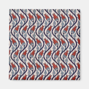 Aimant Motif de tulipe de tabourets/art de tuile