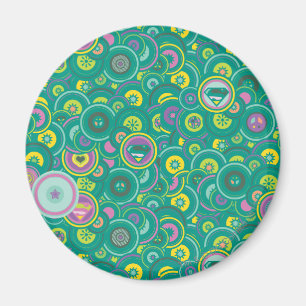Aimant Motif de vert de cercle de Supergirl