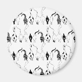 Aimant Motif des boutons de chat (Devant)