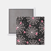 Aimant Motif des toiles d'Halloween et araignées (Recto/Verso)