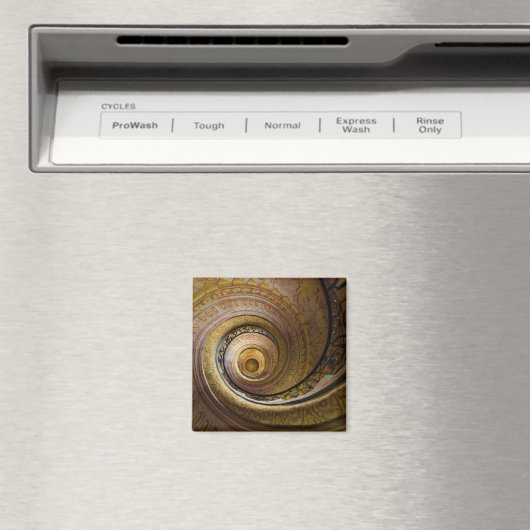 Aimant Motif d'escalier spiral (In Situ (Lave-vaisselle))