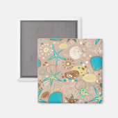 Aimant Motif d'été (Recto/Verso)