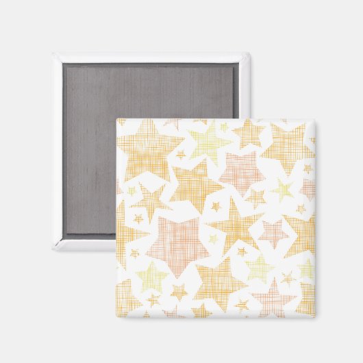 Aimant Motif d'étoiles (Recto/Verso)