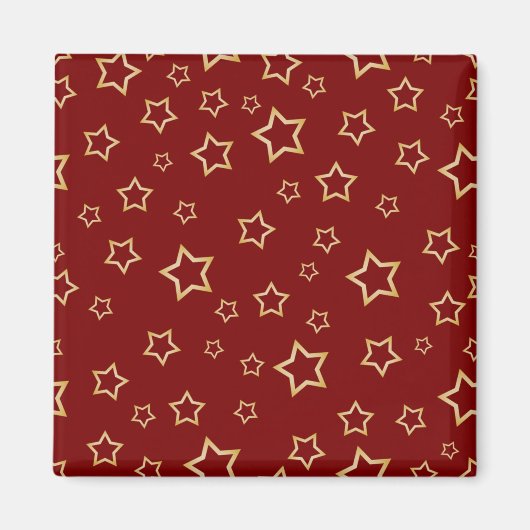 Aimant Motif d'étoiles (Devant)
