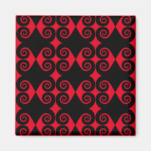 Aimant Motif Diamant Bouclé