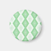 Aimant Motif diamant vert pomme (Devant)