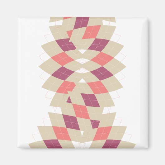 Aimant Motif Diamond Swirl (Devant)