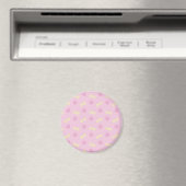 Aimant Motif Empreinte de patte rose (In Situ (Lave-vaisselle))