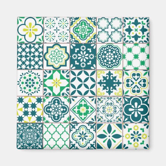 Aimant Motif en céramique (Devant)