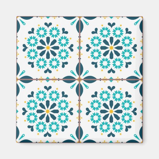 Aimant Motif en céramique (Devant)