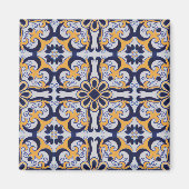 Aimant Motif en tuiles portugaises (Devant)