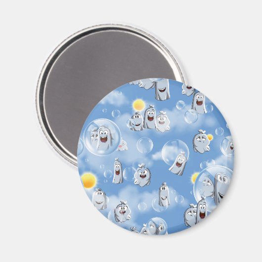 Aimant Motif fantôme (Recto/Verso)