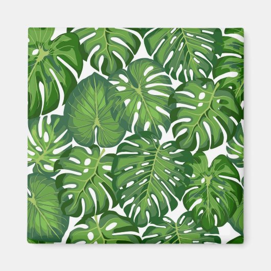 Aimant motif feuille (Devant)