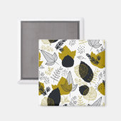 Aimant motif feuille (Recto/Verso)