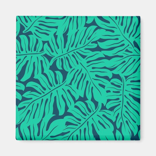 Aimant motif feuille (Devant)