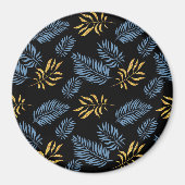 Aimant Motif feuille 17 (Devant)