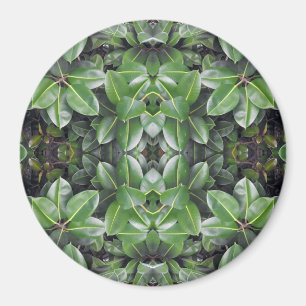 Aimant Motif feuille de caoutchouc