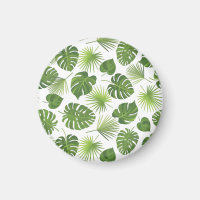 Motif Feuille élégant Green Tropical
