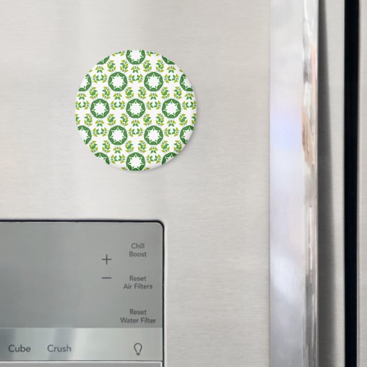 Aimant Motif Feuille, Motif De Feuilles, Feuilles Verts (In situ (réfrigérateur))
