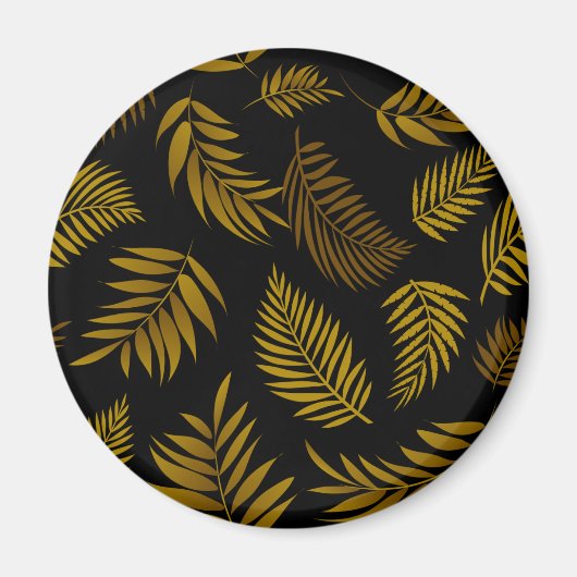Aimant Motif Feuille tropical 14 (Devant)