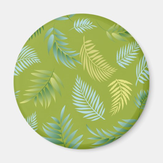 Aimant Motif Feuille tropical 16 (Devant)