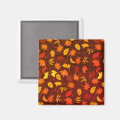 Aimant Motif Feuilles d'automne (Recto/Verso)