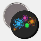 Aimant Motif Fireworks (Recto/Verso)